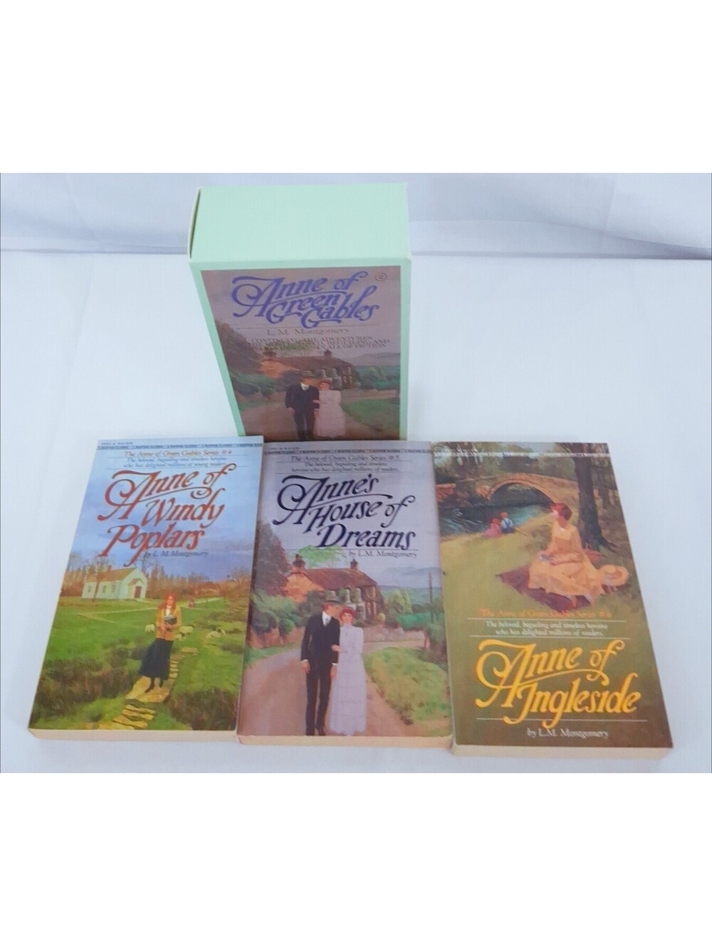 ANNE of Green GABLE Boxset 3 Paperback Book 4 5 6 Bantam Classic Printed Canada